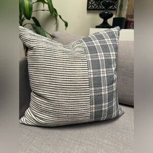 SONOMA Goods For Life Patched Stripe throw pillow COVER ONLY
#0919246